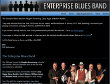 Tablet Screenshot of ebluesband.com